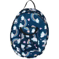 Produktbild von Equipage Juno Reithelmtasche für Kinder wasserabweisend bunt blau