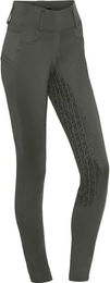 Produktbild von Equipage Kalea Reitleggings Damen Full Grip Grün Größe L