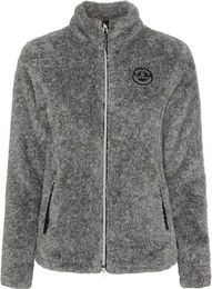 Produktbild von Equipage Miles Fleece Strickjacke für Damen in Grau XXL