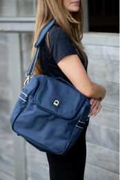 Produktbild von Equipage Mingle Putztasche aus Polyester in Blau und Silber