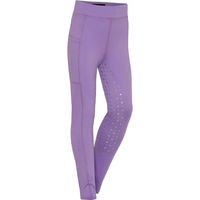 Produktbild von Equipage Molly Glitter Reithose für Mädchen mit Full Grip Silikonbeschichtung in Lila