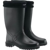 Produktbild von Equipage New Paddock Reitstiefel für Damen in Schwarz Größe 41 wasserdicht Winterstiefel aus Kunststoff