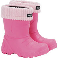 Produktbild von Equipage New Panda Kinder Reitstiefel Pink Wasserdicht Winter Kunststoff Größe 24/25