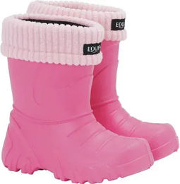 Equipage New Panda Kinder Reitstiefel Pink wasserdicht Winter Kunststoff Größe 36/37 – Bild 1 von 3