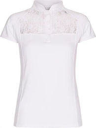 Produktbild von Equipage Orinoco Reitshirt Polo-Shirt für Mädchen Weiß Größe 8 Jahre