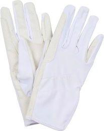 Produktbild von Equipage Reithandschuhe aus Leder Weiß Unisex Größe M