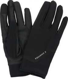 Produktbild von Equipage Reithandschuhe Damen Winter aus Kunstleder Schwarz Größe S
