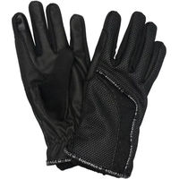 Produktbild von Equipage Reithandschuhe für Kinder Winter wasserabweisend Stoff Schwarz Silber 10/12 Jahre