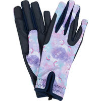 Produktbild von Equipage Reithandschuhe für Mädchen aus Polyester Sommer Lila Bunt Größe 11/12