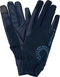 Produktbild von Equipage Reithandschuhe Terina für Damen aus Stoff in Blau Größe XS