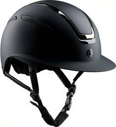 Produktbild von Equipage Reithelm Guardian Mips Matt Plain Schwarz Unisex Größe M