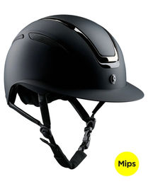 Produktbild von Equipage Reithelm Guardian Mips Schwarz Matt