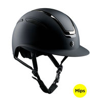Produktbild von Equipage Reithelm Guardian Mips Schwarz Matt