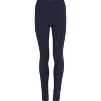 Produktbild von Equipage Reitleggings für Kinder Mädchen Dai Navy Blau Größe 152 mit Full Grip
