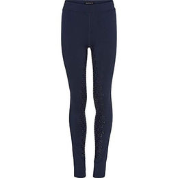 Equipage Reitleggings für Kinder Mädchen Full Grip Blau Größe 116 – Bild 1 von 3