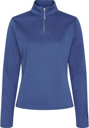 Produktbild von Equipage Reitshirt Damen mit 1/2 Reißverschluss Winter Rot Blau Größe L