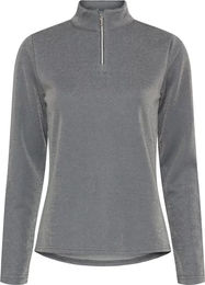 Produktbild von Equipage Reitshirt Damen Shimmer Silber Grau XXL