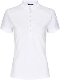 Produktbild von Equipage Reitshirt Damen Silber Weiß Größe 2XS