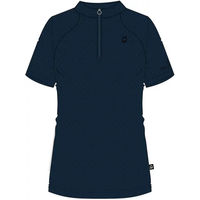 Produktbild von Equipage Reitshirt Damen Sommer Blau Größe L mit 1/2 Reißverschluss