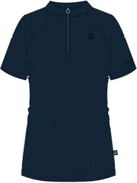 Produktbild von Equipage Reitshirt Damen Sommer Blau XS mit 1/2 Reißverschluss