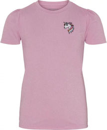 Produktbild von Equipage Reitshirt Kara für Kinder in Rosa Bunt Größe 14 Jahre