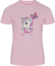 Produktbild von Equipage Reitshirt Tessie für Damen aus Baumwolle Rosa Bunt