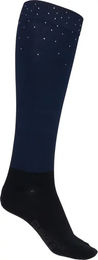 Produktbild von Equipage Reitsocken Damen mit Rhinestone Blau Größe 42/46