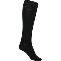 Produktbild von Equipage Reitsocken Damen mit Rhinestone Schwarz Größe 31/35