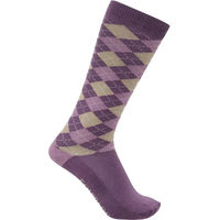 Produktbild von Equipage Reitsocken für Mädchen Kids Lila Bunt Größe 28/32