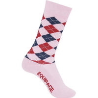 Produktbild von Equipage Reitsocken Unisex Rosa Bunt Größe 42/46