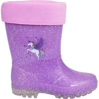 Produktbild von Equipage Reitstiefel für Mädchen Winterstiefel mit Fleece-Futter wasserdicht in Silber und Lila