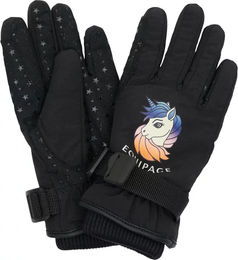 Equipage Viri Winter-Reithandschuhe für Kinder aus Taslan in Schwarz Größe 6-8 – Bild 1 von 3