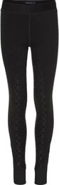 Produktbild von Equipage Winterreitleggings Full Grip für Mädchen in Schwarz