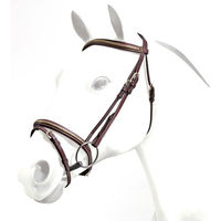 Produktbild von Equipe Emporio Trensenzaum aus GentleLeder mit ClincherStirnband in Schwarz für Vollblut