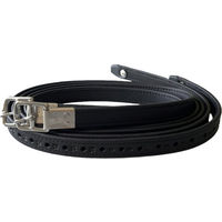 Produktbild von Equipe Steigbügelriemen ST18 Nylon-Interieur mit Kapsel und Spitze Schwarz Größe 145