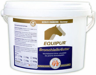 Produktbild von Equipur Bronchialkräuter Ergänzungsfutter für die Atemwege 1000g