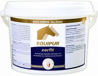 Produktbild von Equipur Corfit P Nahrungsergänzung mit Vitaminen und Herzunterstützung 1000g