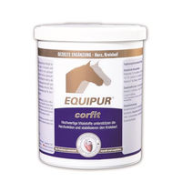 Produktbild von Equipur corfit Pellets Nahrungsergänzung für Pferde mit Vitalstoffen zur Unterstützung der Herzfunktion 1 kg - 1 kg