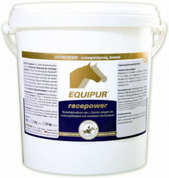 Produktbild von Equipur Racepower Pferdefutter mit Leber für den Muskelaufbau 1000g