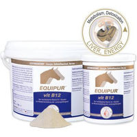 Produktbild von Equipur Vitamin B12 Ergänzungsfutter für Pferde zur Unterstützung von Stoffwechsel und Blutbildung