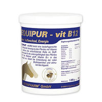Produktbild von Equipur Vitamin B12 Pulver für Pferde zur Unterstützung von Stoffwechsel und Leistungsfähigkeit 1 kg - 1 kg