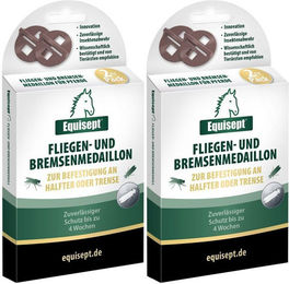 Equisept Fliegen- und Bremsenmedaillon aus Kunststoff in Grün – Bild 1 von 1