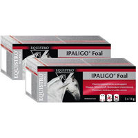 Produktbild von Equistro Ipaligo Foal Vet Ergänzungsfutter für Fohlen und Aufzucht Doppelpack 2x 1000 ml