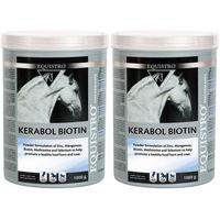 Produktbild von Equistro Kerabol Biotin Ergänzungsfutter für Pferde als Pulver zur Unterstützung von Haut, Fell und Hufen