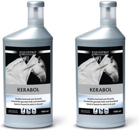 Produktbild von Equistro Kerabol Haut-Fell-Supplement für Pferde als Flüssigkeit