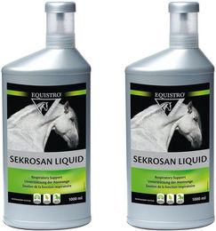 Produktbild von Equistro Sekosan Liquid Ergänzungsfutter für Pferde zur Unterstützung der Atemwege 1000 ml