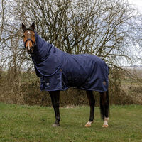 Produktbild von Equithème 1200D Classic 3 Layer Pferdedecke aus Polyester in Blau Größe 6'3