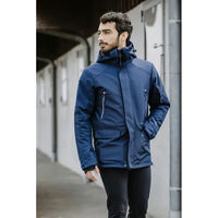 Produktbild von Equithème Alex Reitjacke für Herren als Winterparka aus Polyester in Blau Größe S wasserabweisend