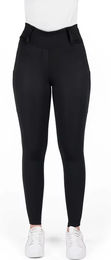 Equithème Alizé Reitleggings Damen Full Grip Schwarz Größe 44 – Bild 1 von 8