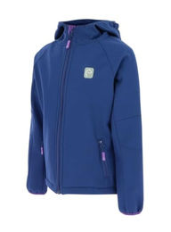 Equithème Amandine Softshell Reitjacke für Kinder in Blau Größe 4 Jahre – Bild 1 von 9